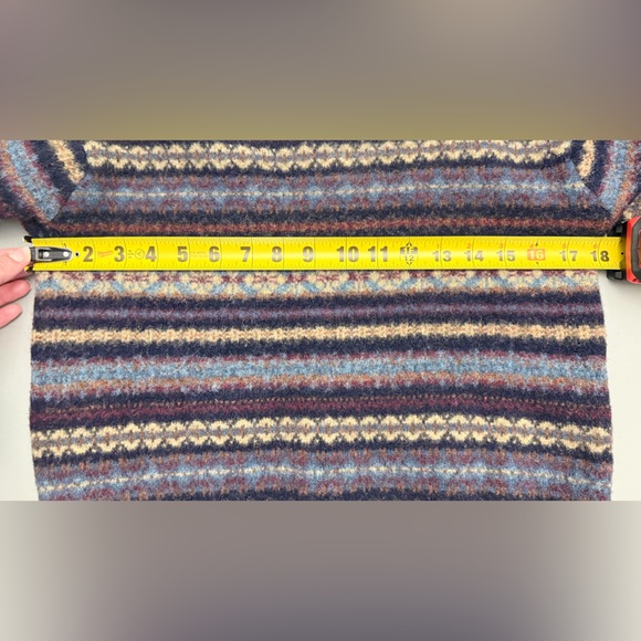 Vintage Club Room 100% Lambswool Fair Isle Sweater Men’s XL Made in Hong Kong - Picture 8 of 9